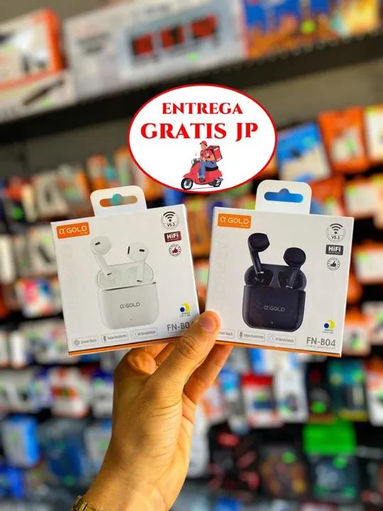 FONE DE OUVIDO BLUETOOTH TWS MODELO GOLD FN-B04