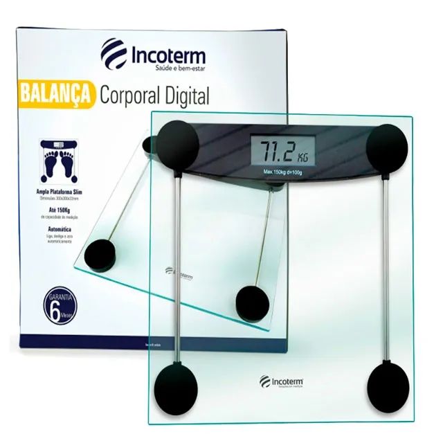 Balança corporal digital - Incoterm 