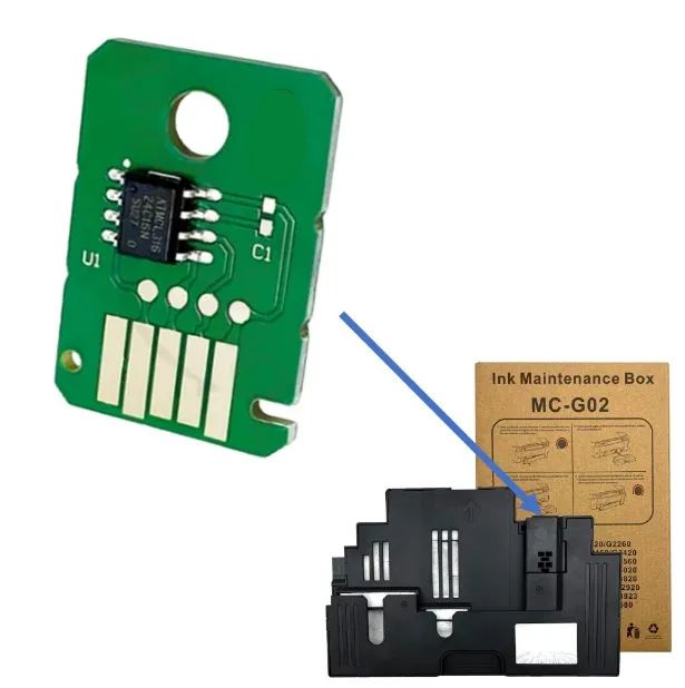 Chip da Caixa de Manutenção Canon G2160 G3160 G510