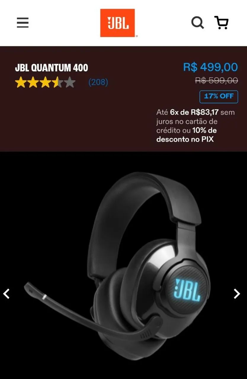 Jbl quantum 400