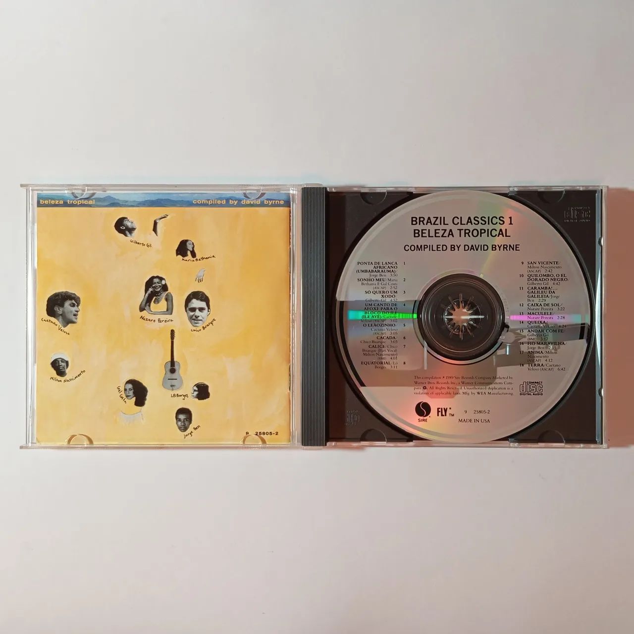 CD Beleza Tropical, Brazil Classics 1 - Compiled by David Byrne - Foto 2
