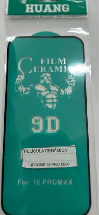 Película de cerâmica IPhone 16 Pro Max