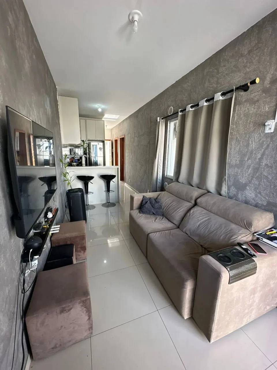 CASA GEMINADA SEMI MOBILIADA PARA LOCAÇÃO NO LOTEAMENTO VALE VERDE
