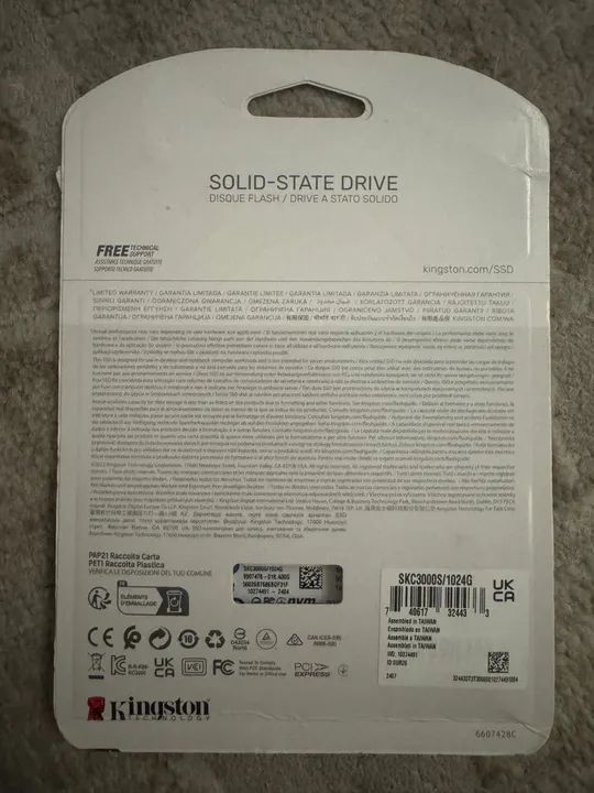 SSD Kingston KC3000 PCIe 4.0 NVMe M.2 1TB - Novo - Foto 2