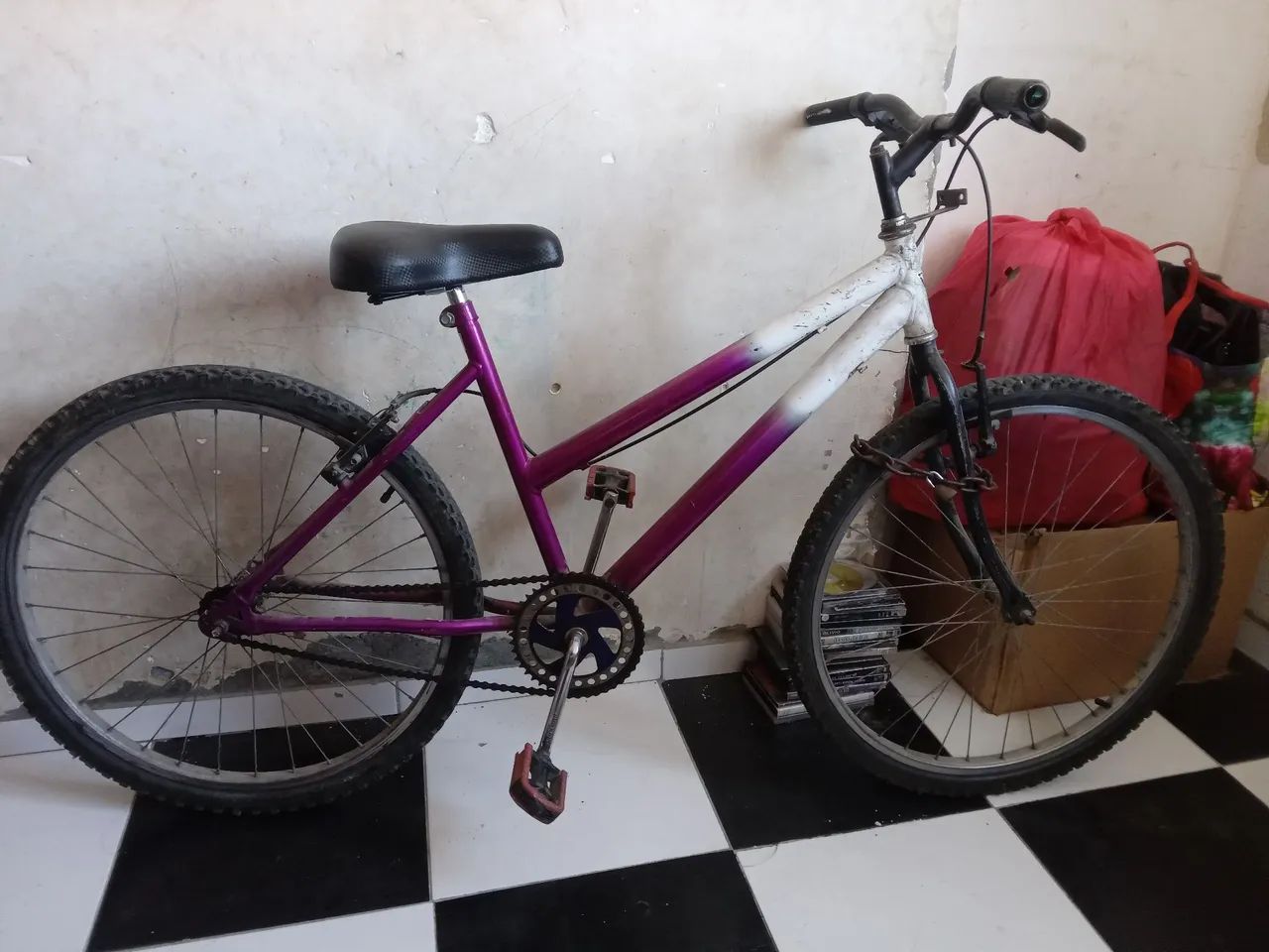 Bicicleta Aro 26 sem marcha