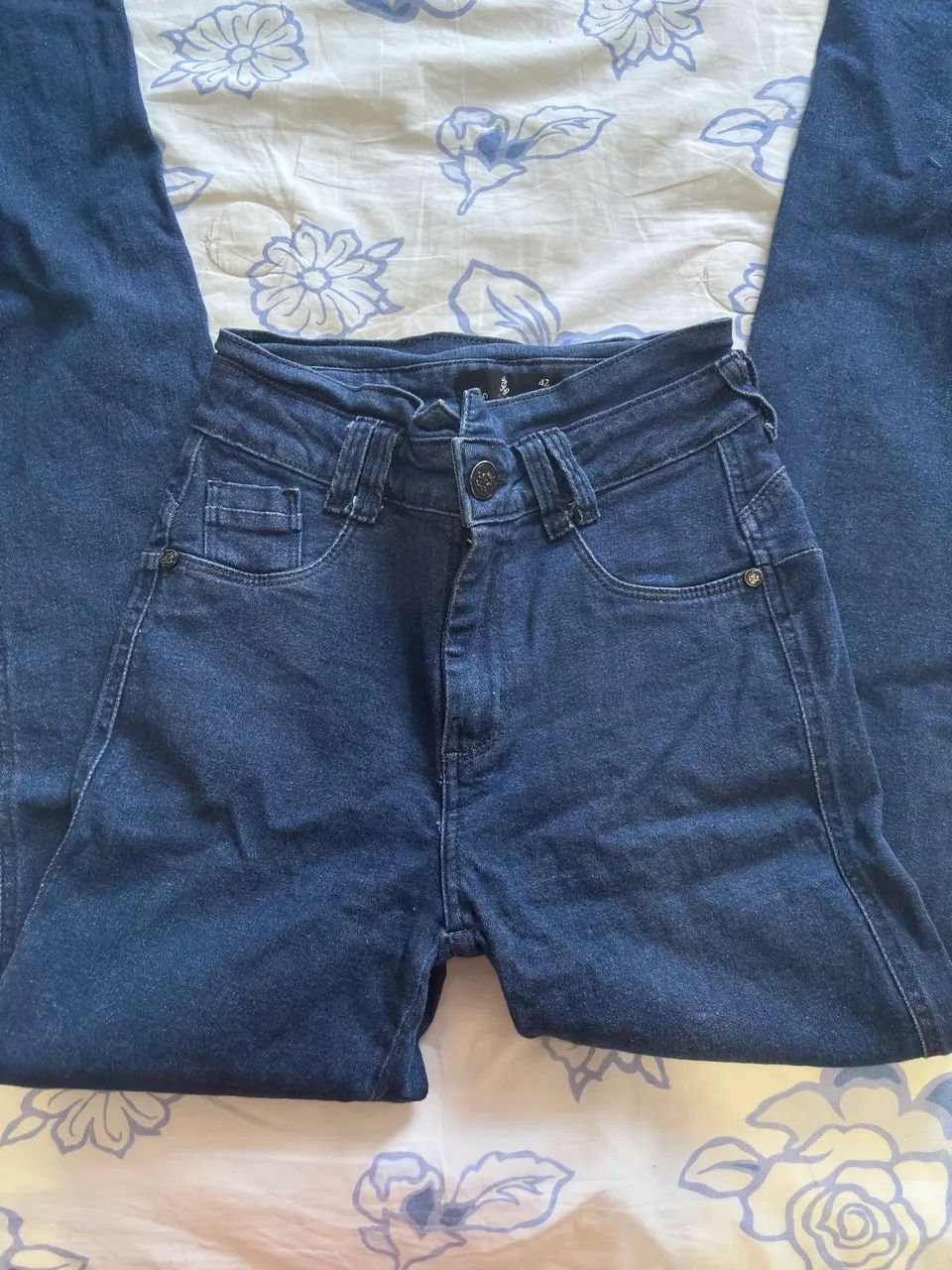 Calça Jeans Skinny Azul