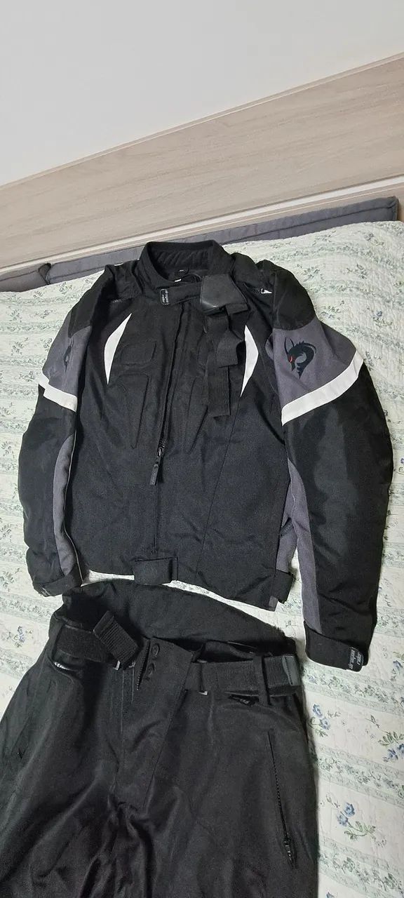 KIT ROUPA DE PROTEÇÃO PARA MOTOQUEIRO DA DRAGON RIDER 