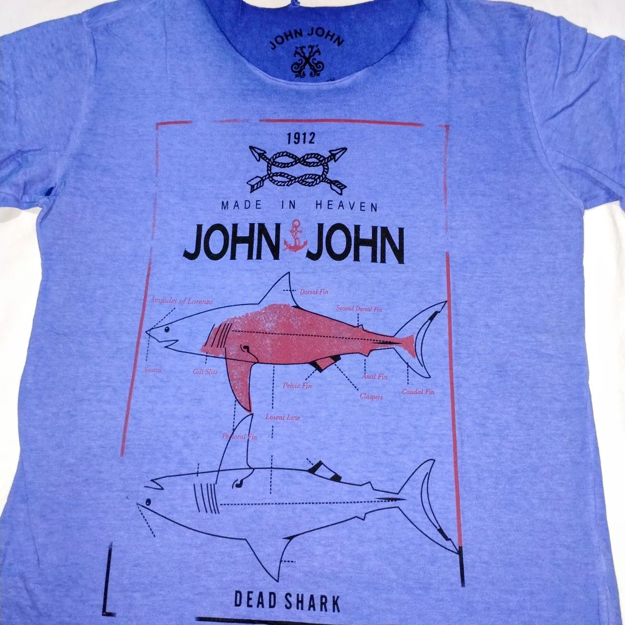Camiseta John John - Dead Shark - Azul - Foto 2