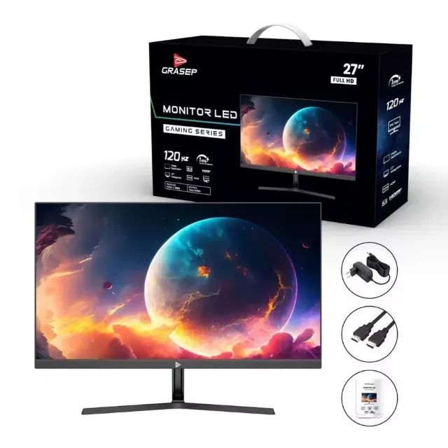 Monitor Gamer Grasep D-270G/120H - 27" IPS, 120Hz, 1ms, HDMI/VGA