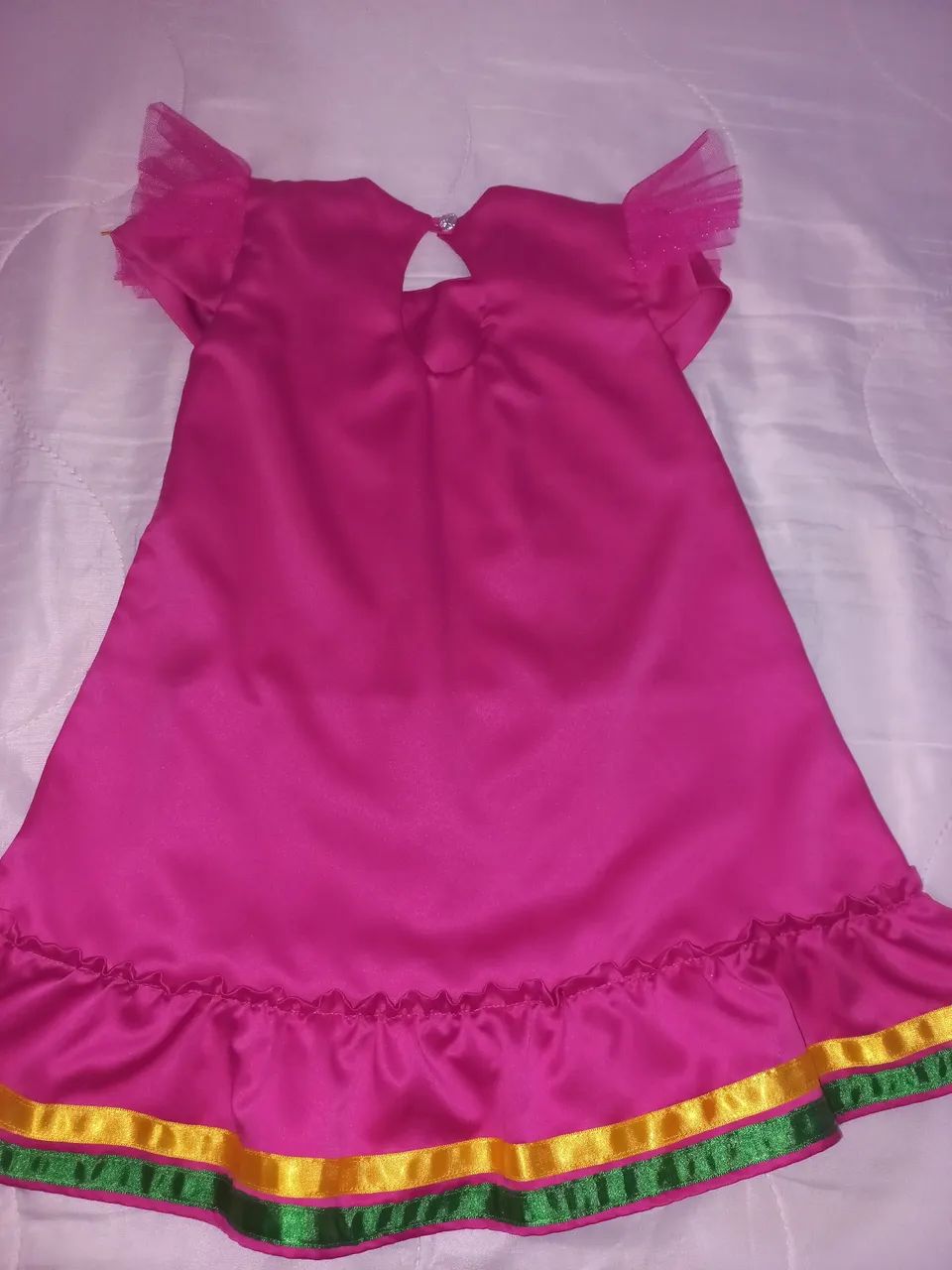 Vestido 3 palavrinha só infantil 4 anos  - Foto 3