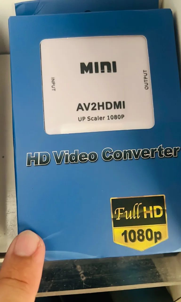 Aparelho Conversor Av RCA para HDMI