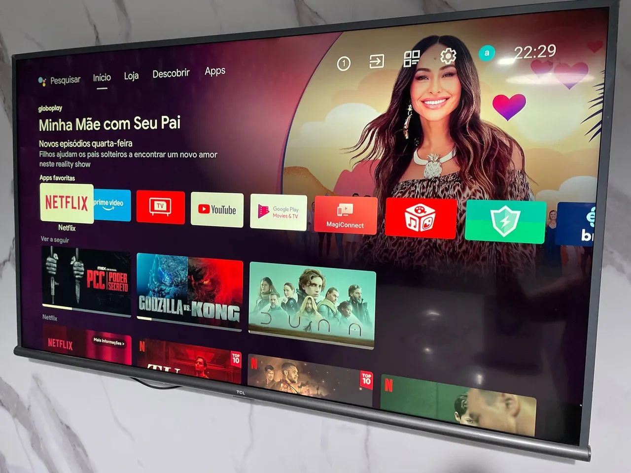 TV TCL 4K Smart 55 polegadas