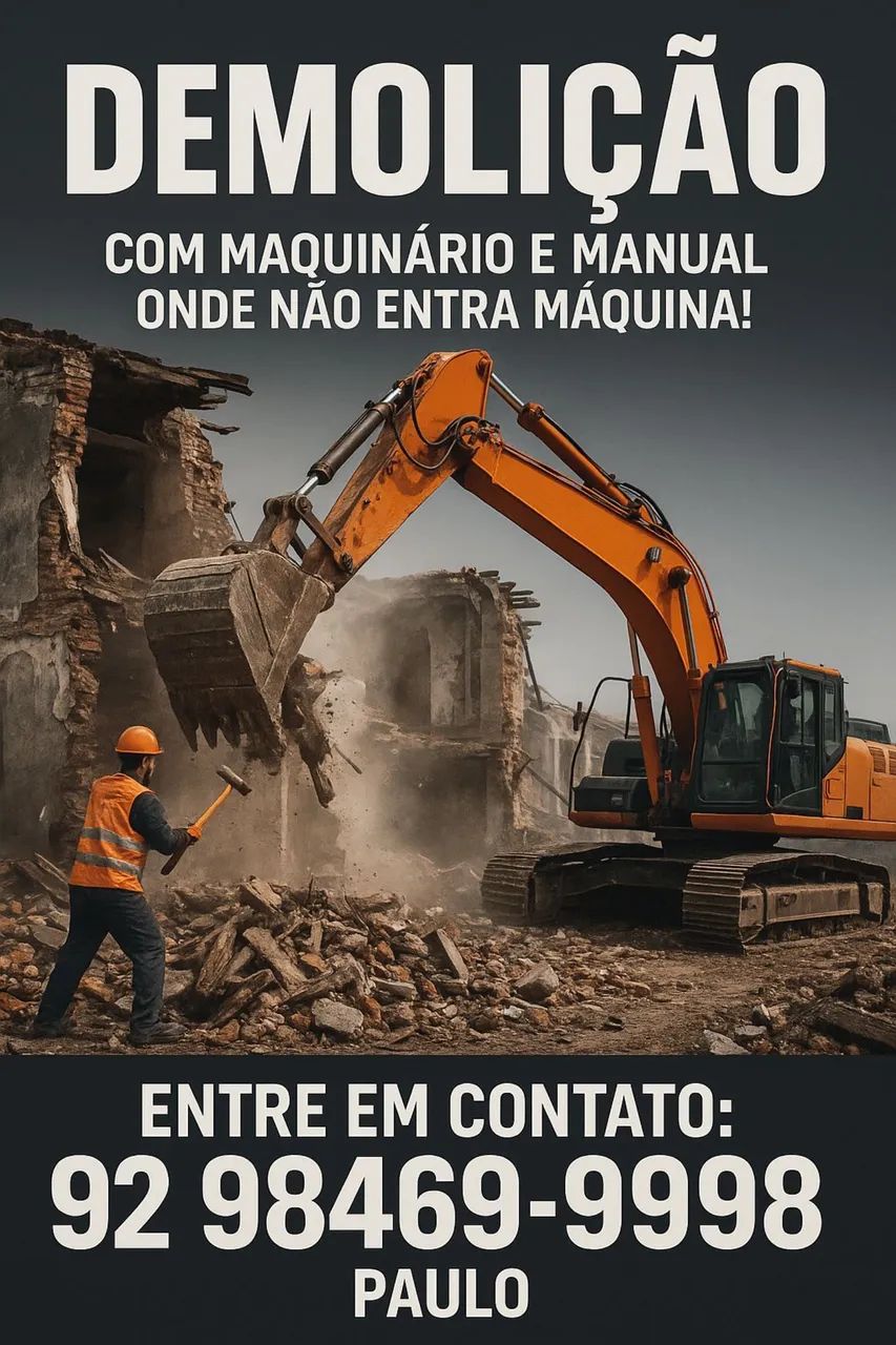Fazemos demolição com retroescavadeira  - Foto 2