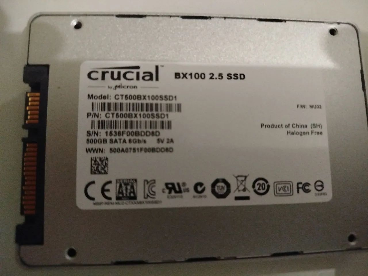 Ssd Bx 100 SSD Crucial BX100 Armazenamento Jardim Europa, Goiânia