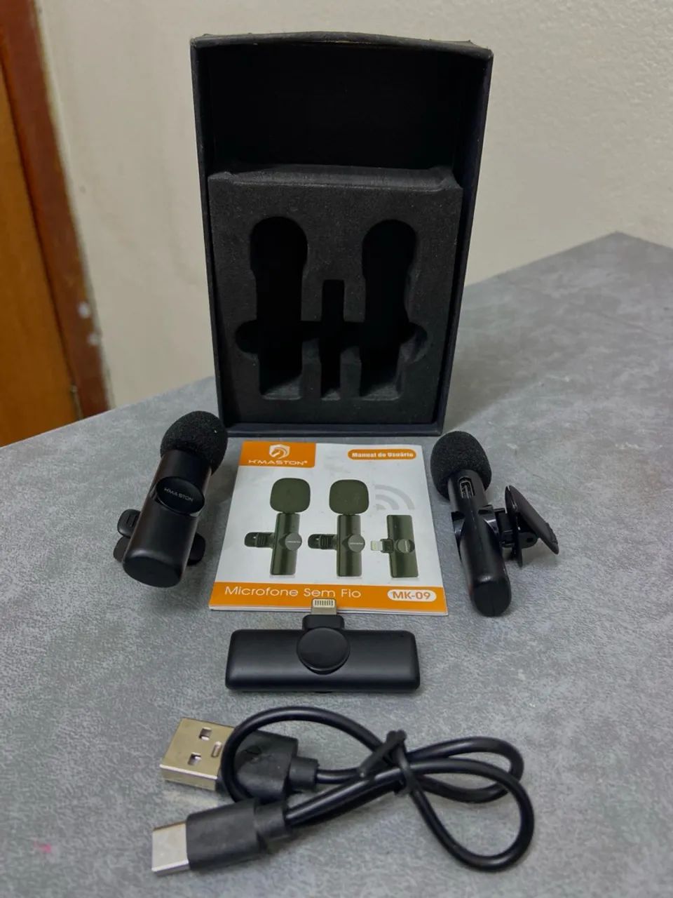 Microfone Sem Fio H'MASTON MK-09 ULTIMA INIDADE? - Foto 4