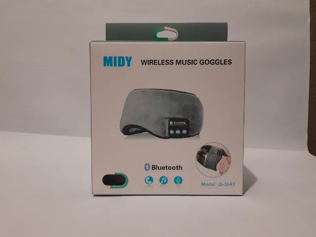 Máscara de Dormir com Fone de Ouvido Bluetooth