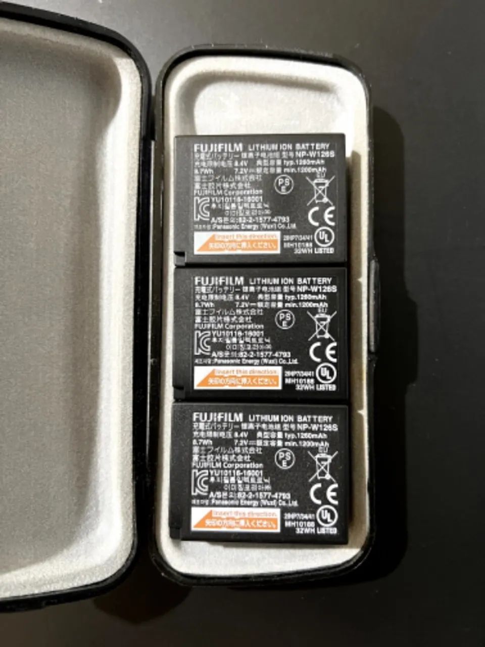 Lote 3 Fujifilm Np-w126s Originais (2 Novas E Uma Pouco Uso)