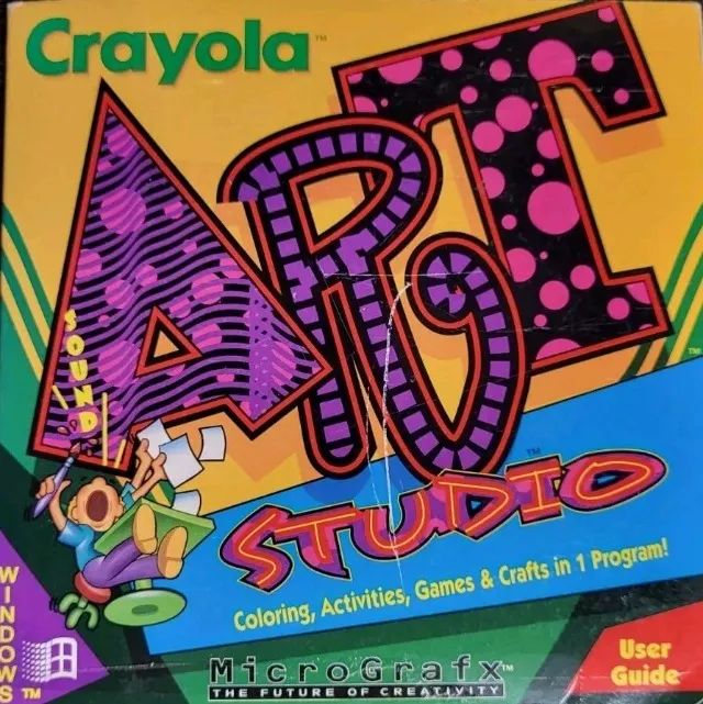 Estúdio de Arte Crayola - MicroGrafx - PC CD-ROM - 1994