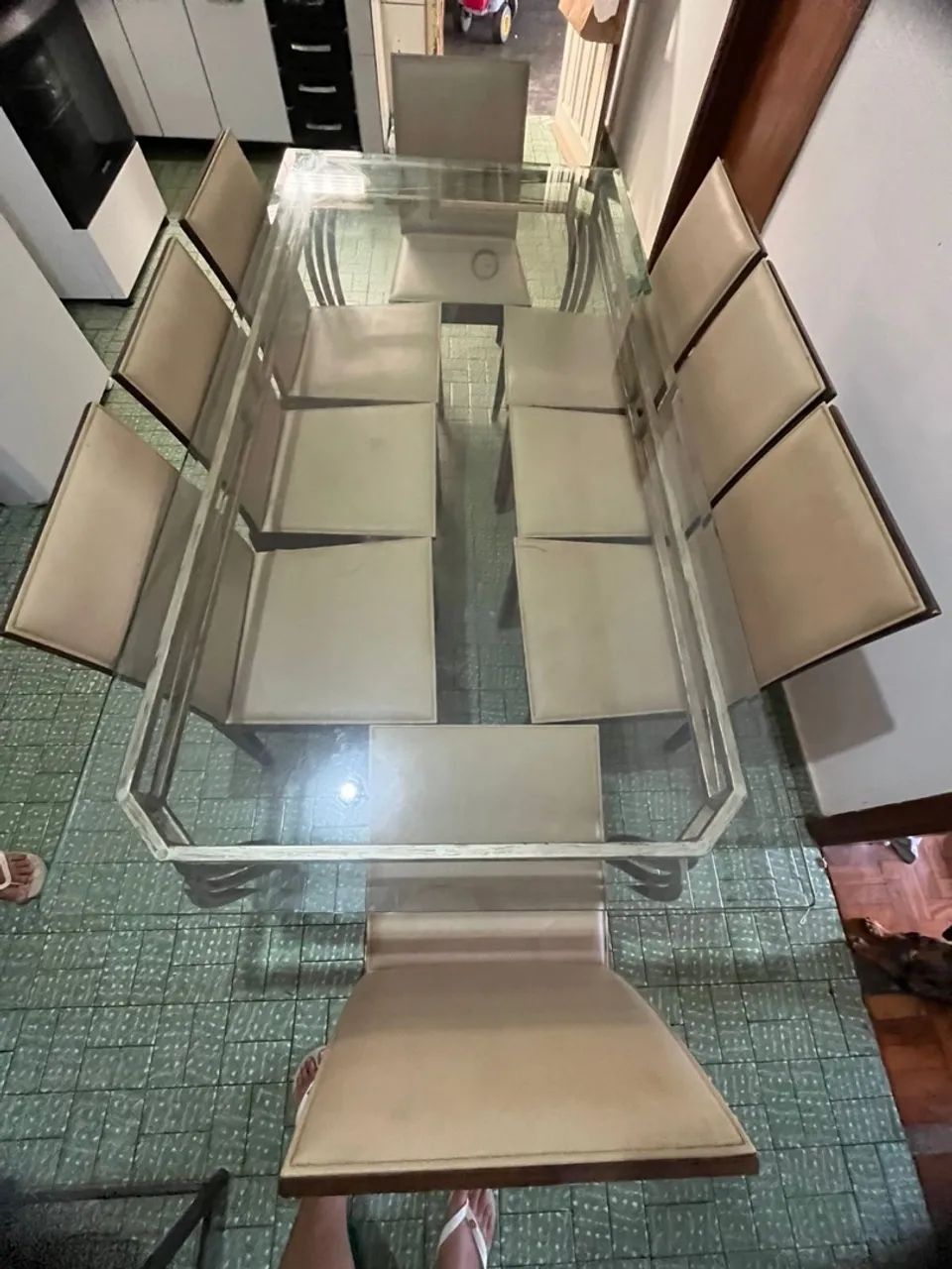 Mesa de jantar em madeira - Foto 4