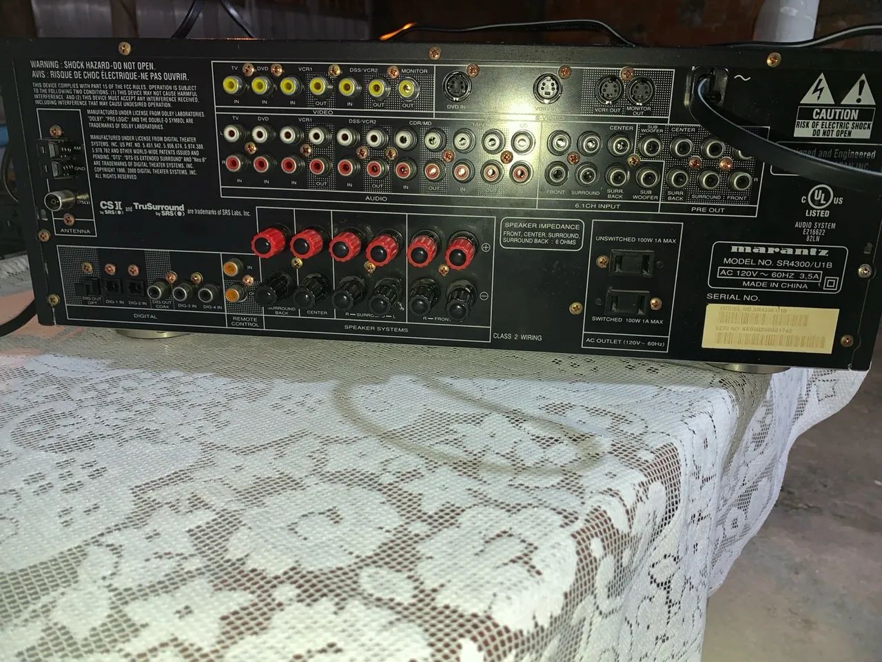 Amplificador Marantz SR4300/U1B 6.1 Canais - Foto 2