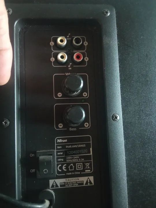 Caixa de Som Trusti 2.1 - Ótima Qualidade! Amplificada 40w rms - Foto 4