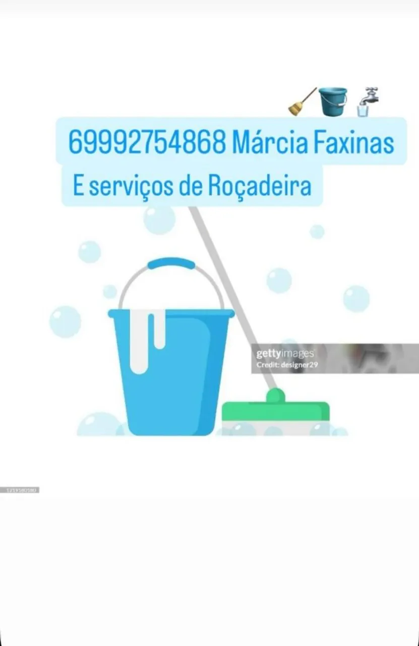 Faxina e limpeza de quintal