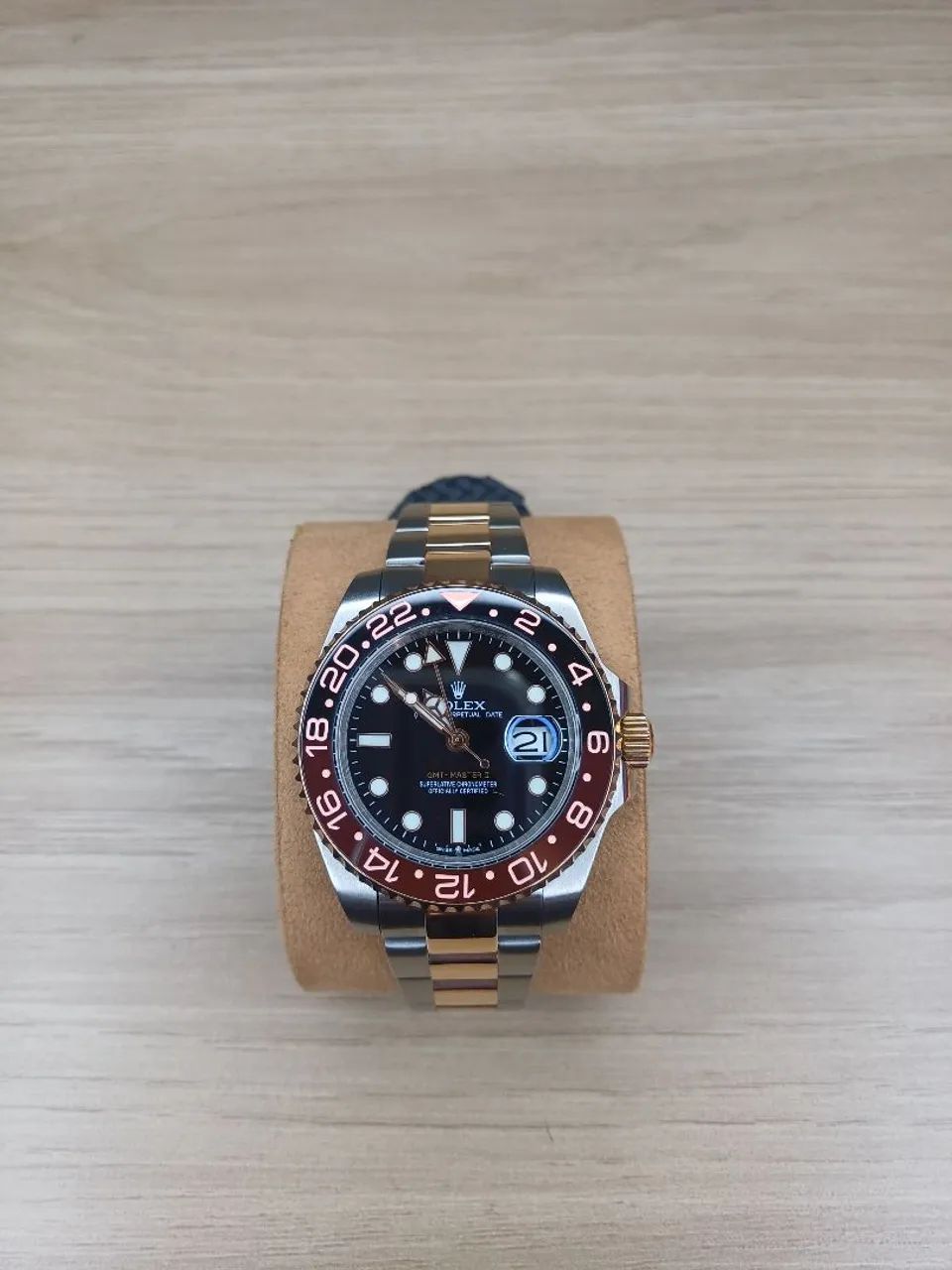 Relógio Rolex gmt root beer