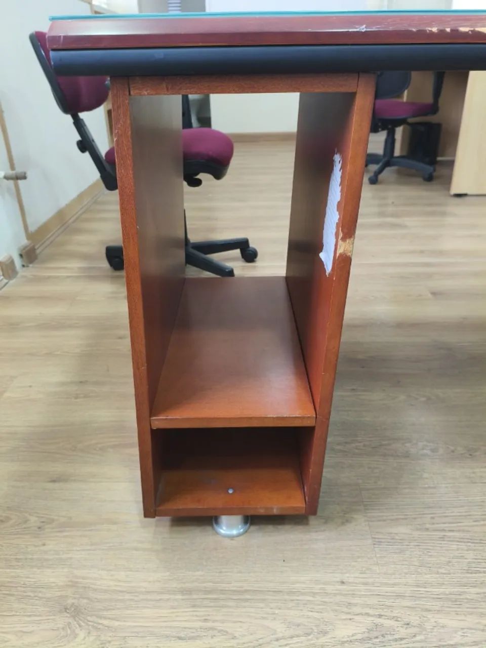 Mesa de escritório executiva em L - Foto 4