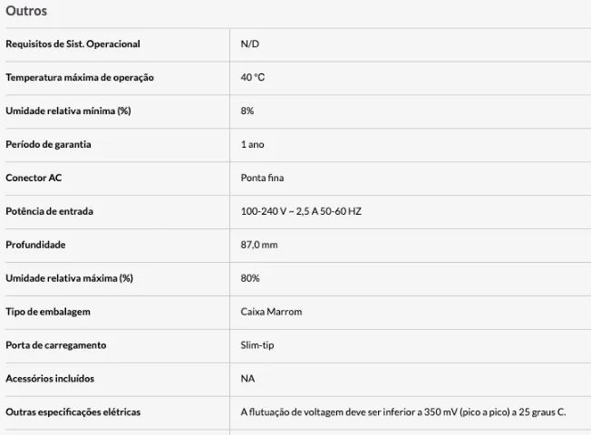 Adaptador de energia CA Lenovo Legion Slim de 230 W (BR) - Foto 5