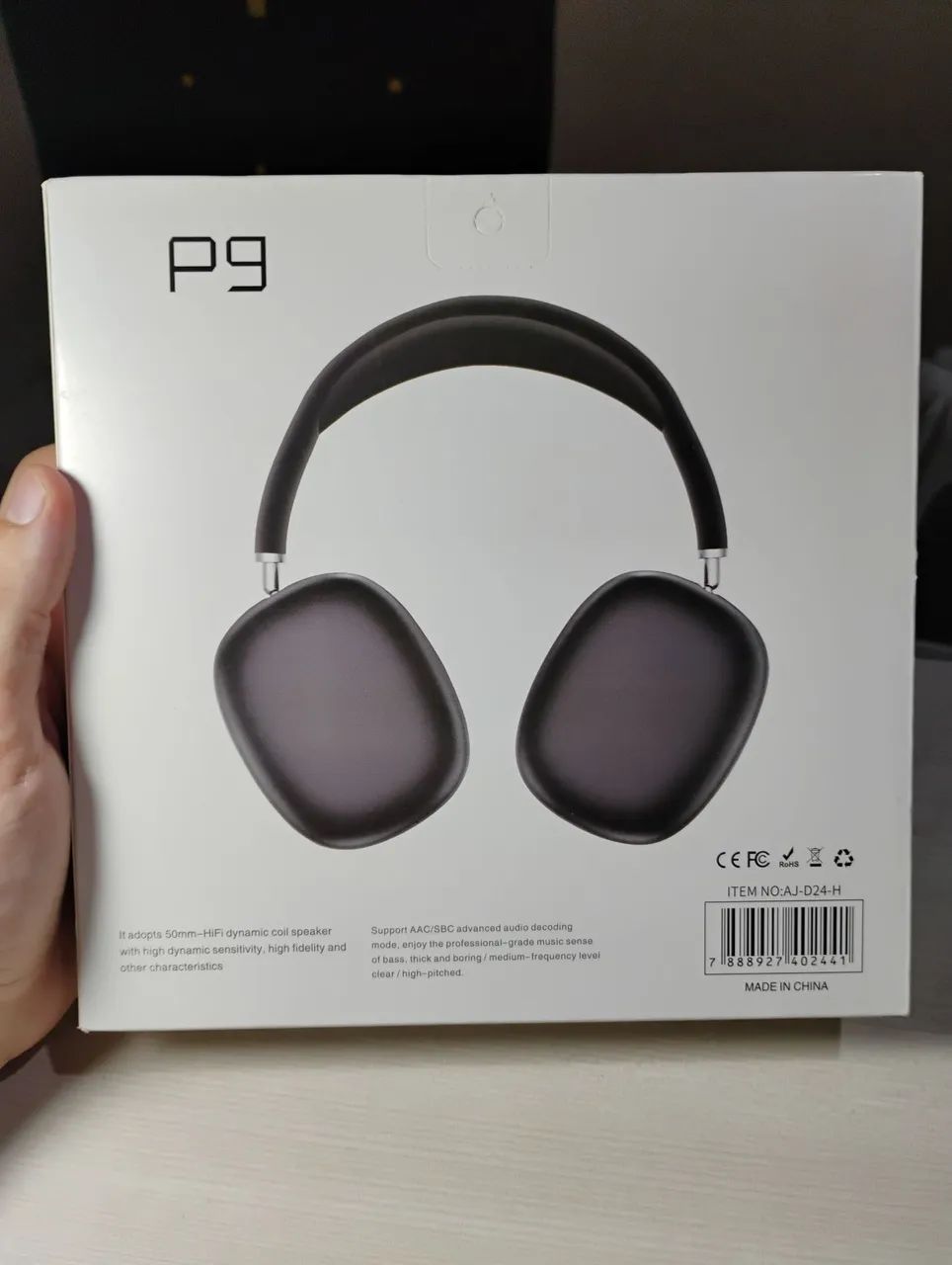 Fone de Ouvido Bluetooth P9 - Sem Fio, Confortável e com Microfone - Foto 2