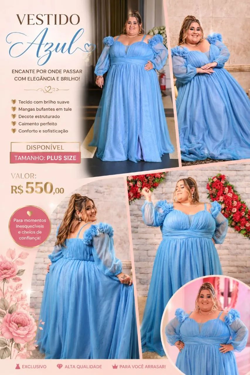 Vestido plus size 