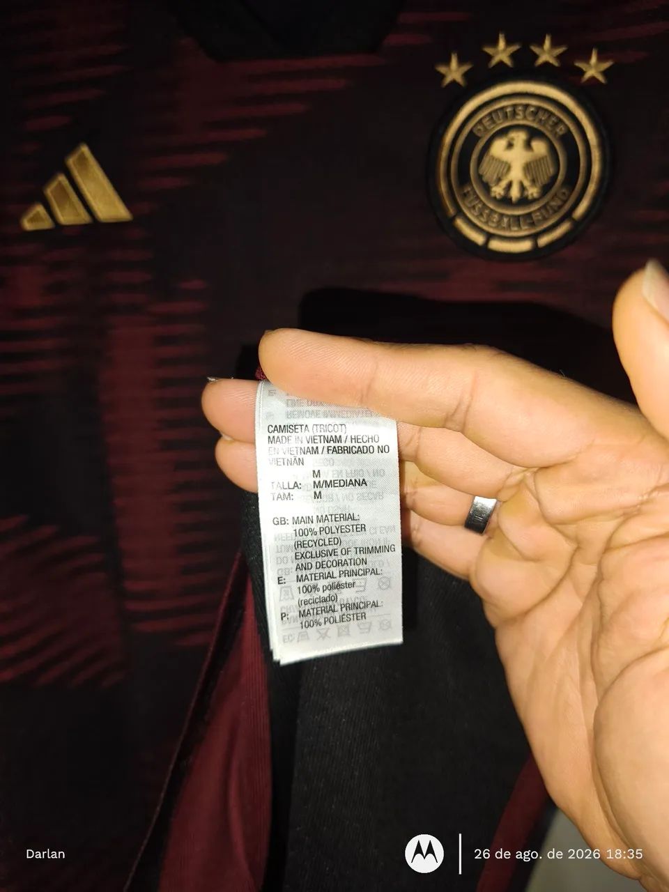 Camisa Seleção Alemanha Away 2022 - Foto 3