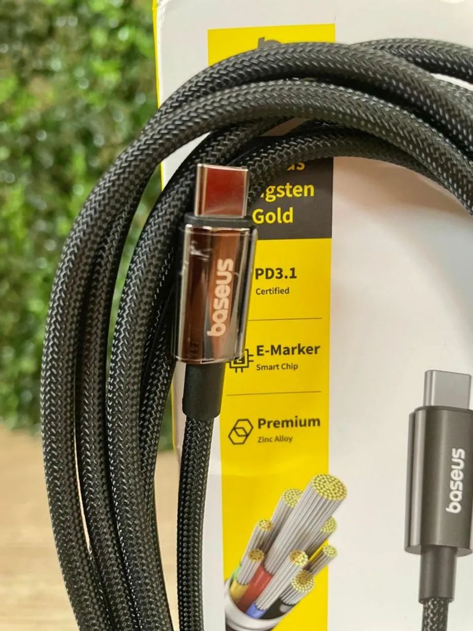 Cabo tipo C Baseus 240W 3M  - Foto 5