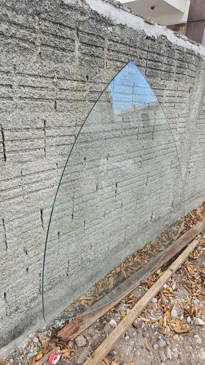 Vidro de mesa 6 lugares triangular - Foto 2