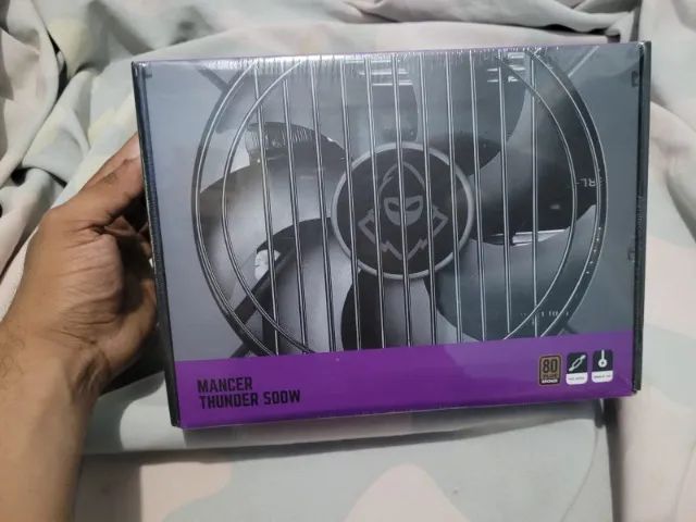 Fonte Mancer Thunder 500w Bronze 80 Plus,  Cor Preto (Nova)