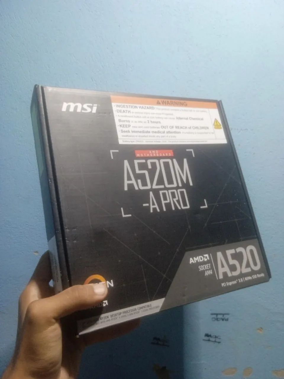 Vendo placa mãe msi A520 AM4 - Foto 3