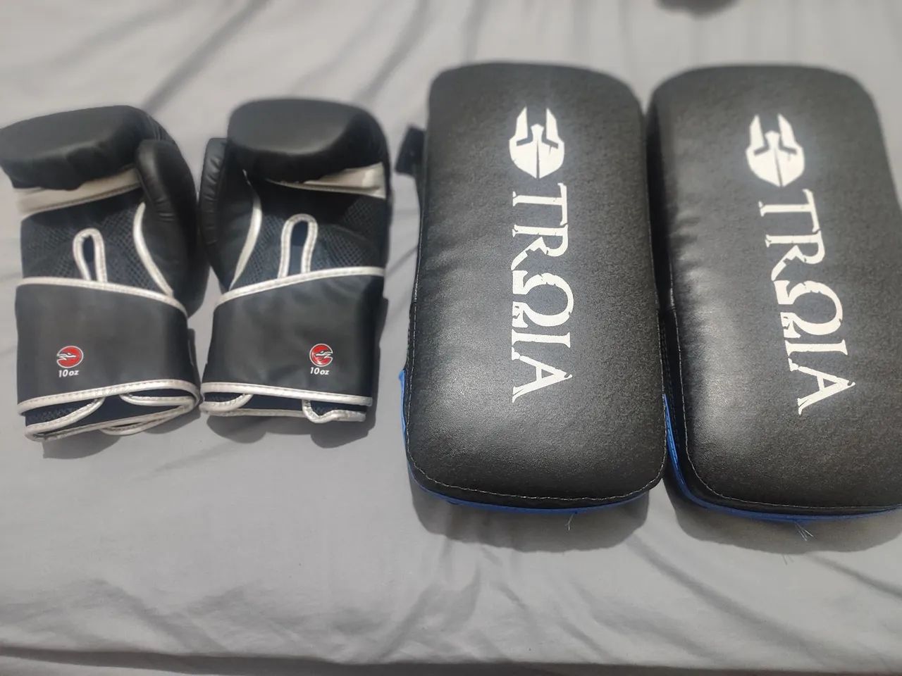 Kit luva box/muay thai