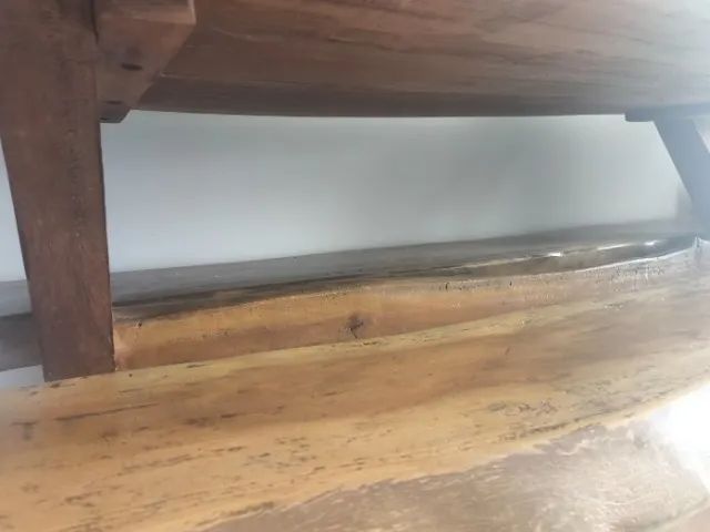 Mesa com banco de madeira de jaca - Foto 4