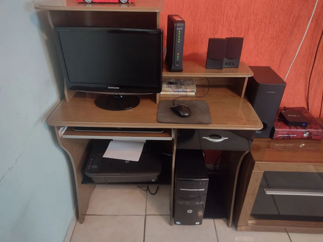 Computador com hack e impressora hp 