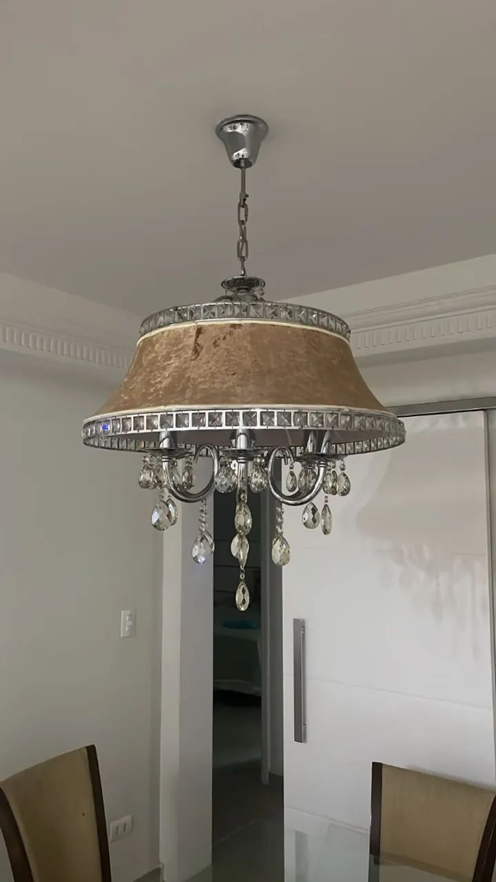 lustre candelabro cristal - Foto 2