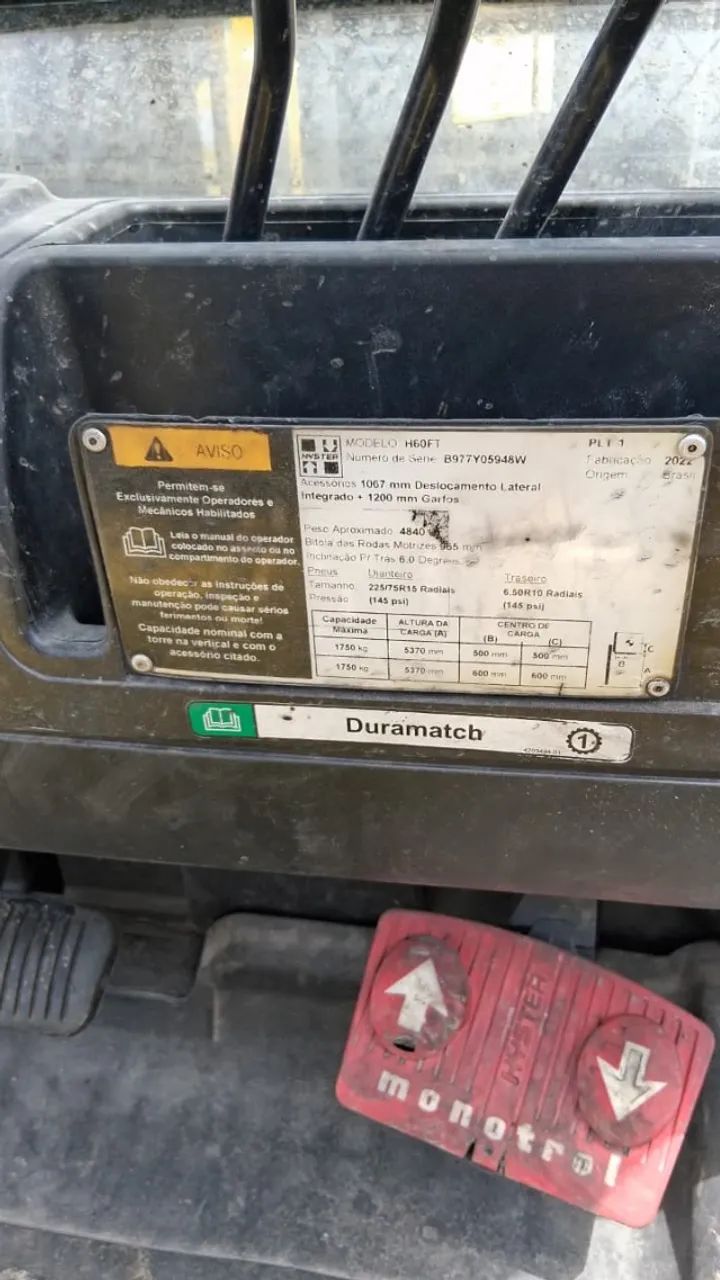EMPILHADEIRA COMBUSTÃO - HYSTER - H60FT  - Foto 3