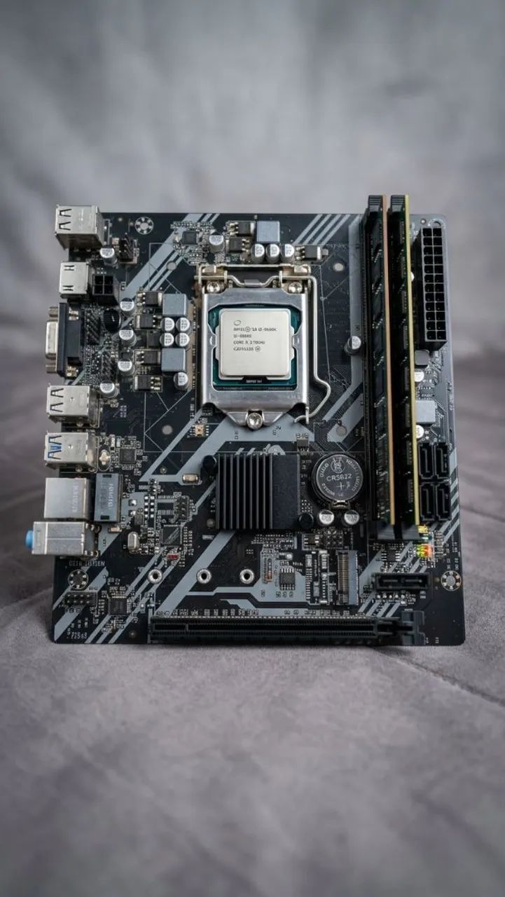 placa mae + memorias ram