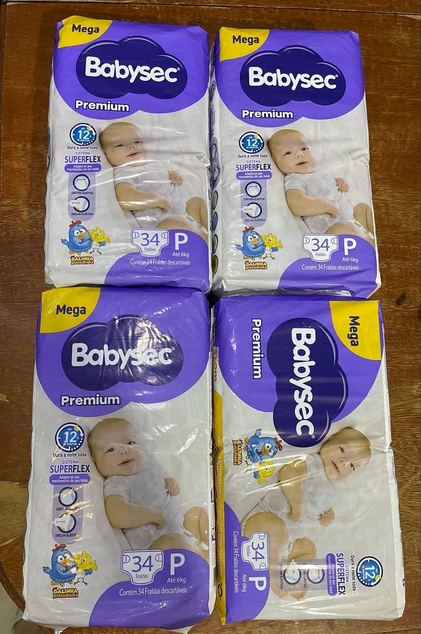 Fraldas BabySec P - Foto 2