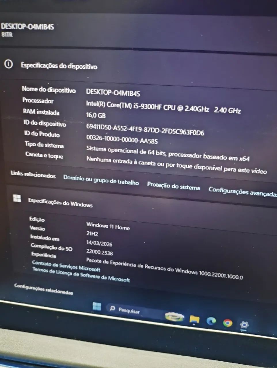 Notebook Lenovo Gamer Core i5 Com 16 Gb De Ram e GTX 1050 - Foto 4
