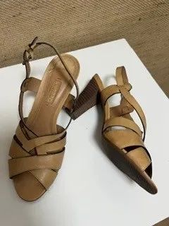 Sandália Arezzo em couro cor Nude  - Foto 3