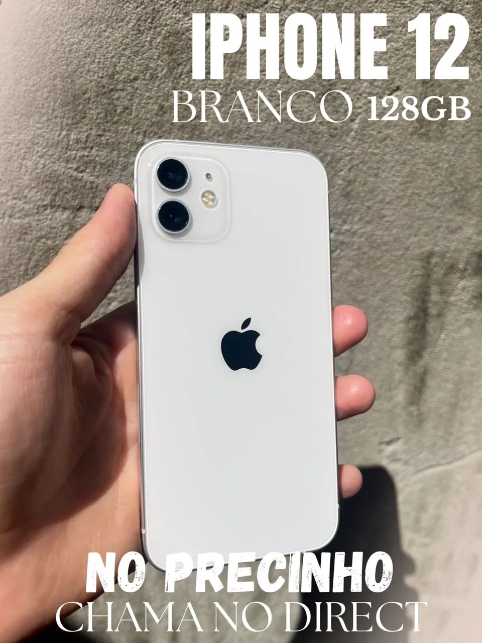 IPHONE 12 BRANCO, 128GB, BEM CONVERSADO NO PRECINHO  - Foto 3