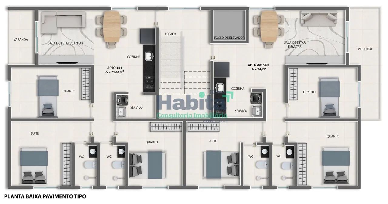Apartamento em Cidade dos Colibris, João Pessoa/PB - Foto 4