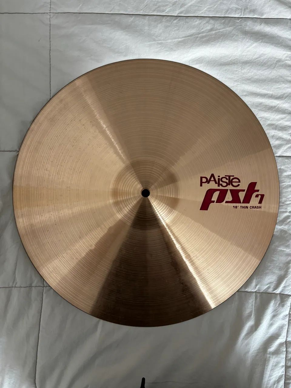 Prato Bateria Paiste PST7 Thin Crash 18 - Seminovo / Excelente estado