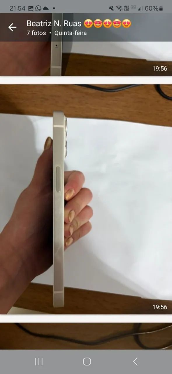 Celular iPhone 13 branco  - Foto 3