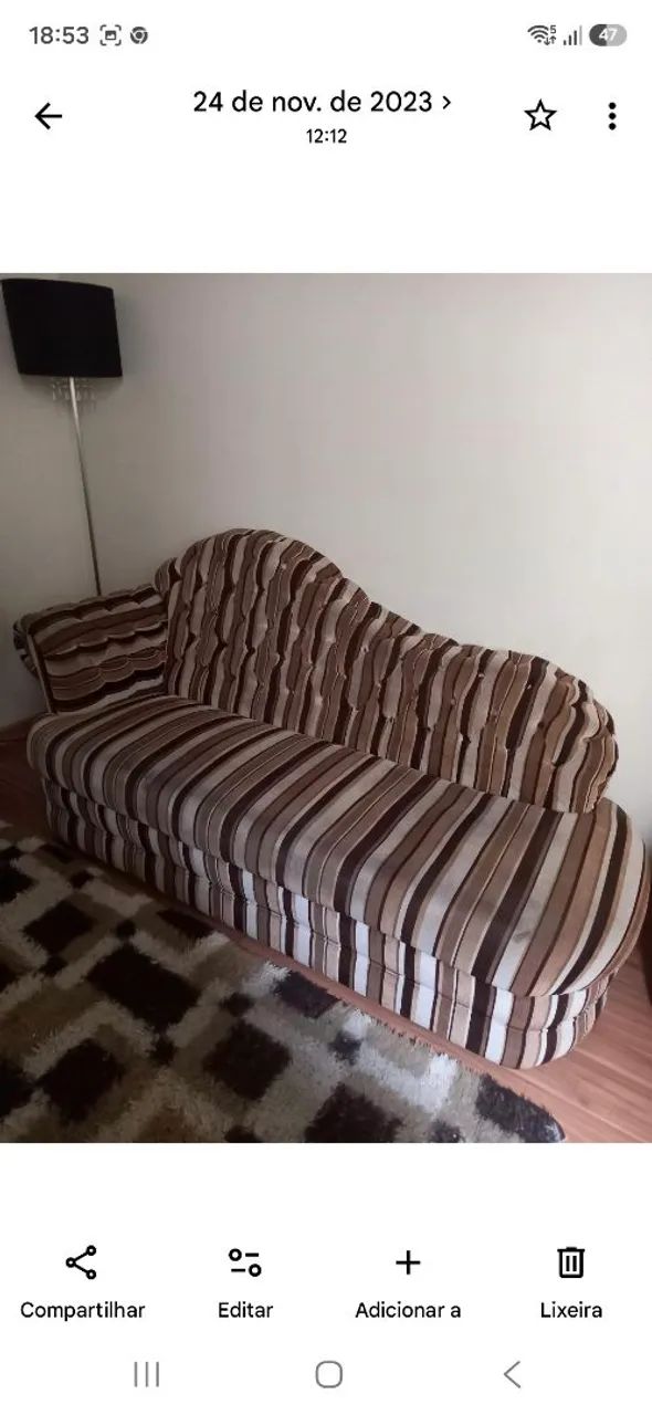 Vendo Sofá Divã com 3 lugares  - Foto 2